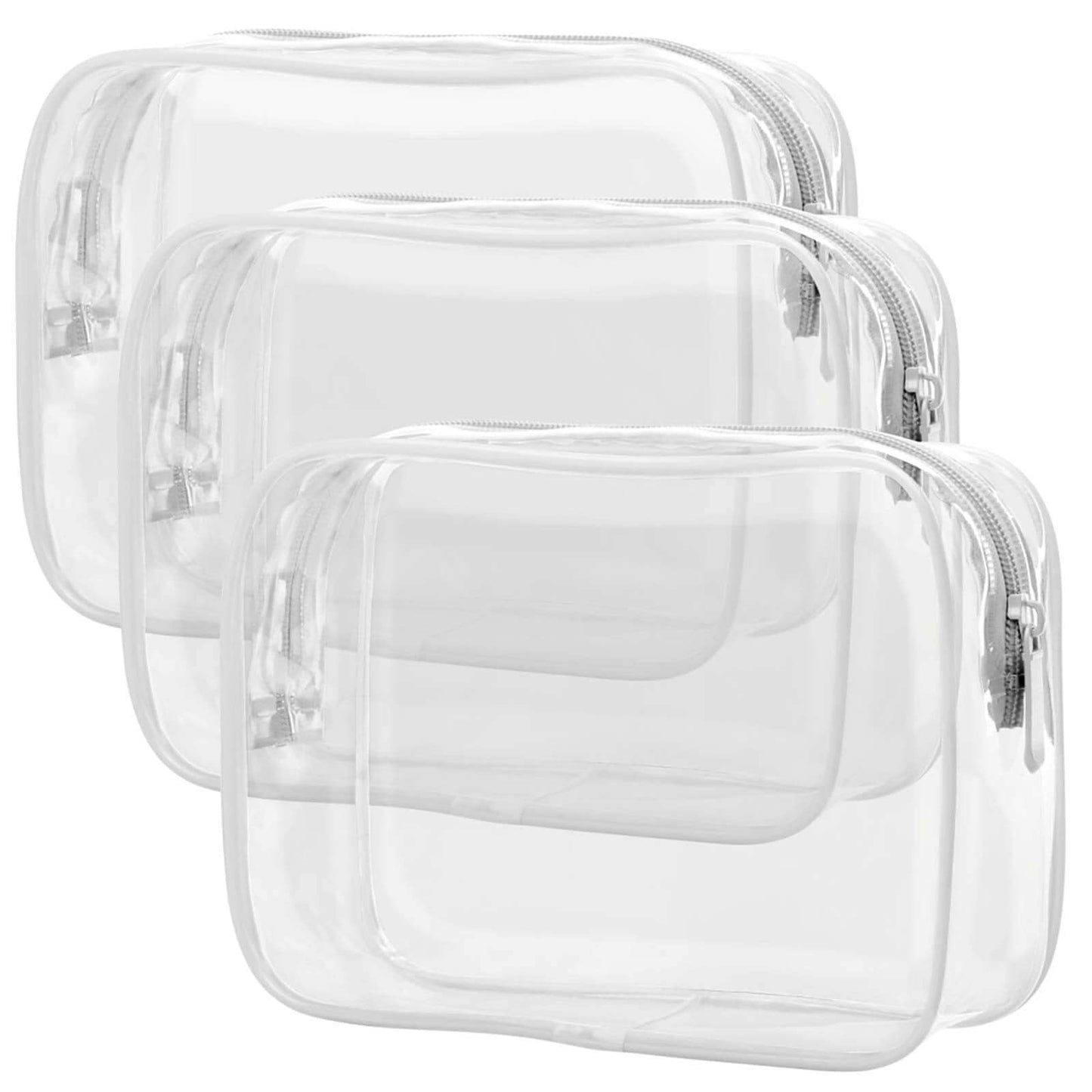 Transparent toiletry tote for women