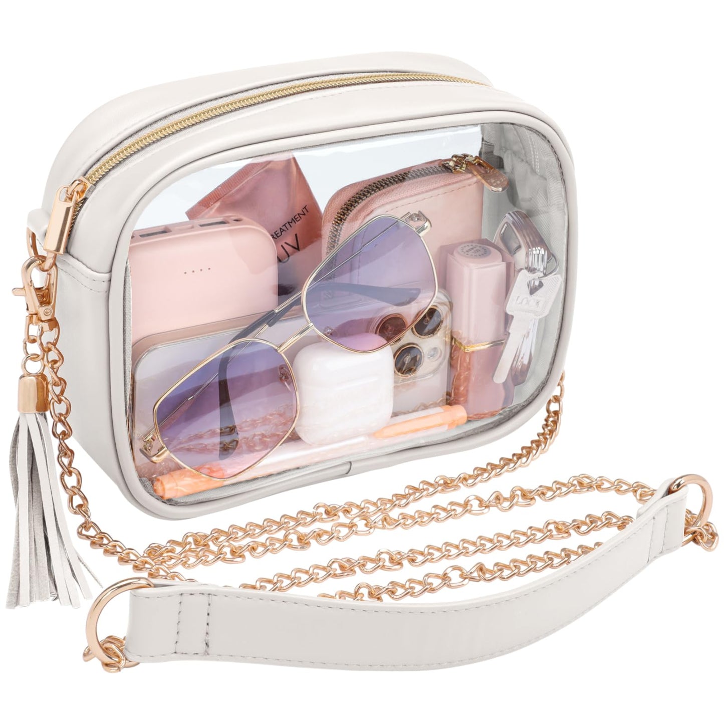PACKISM Clear Bag for Stadium with Adjustable Strap