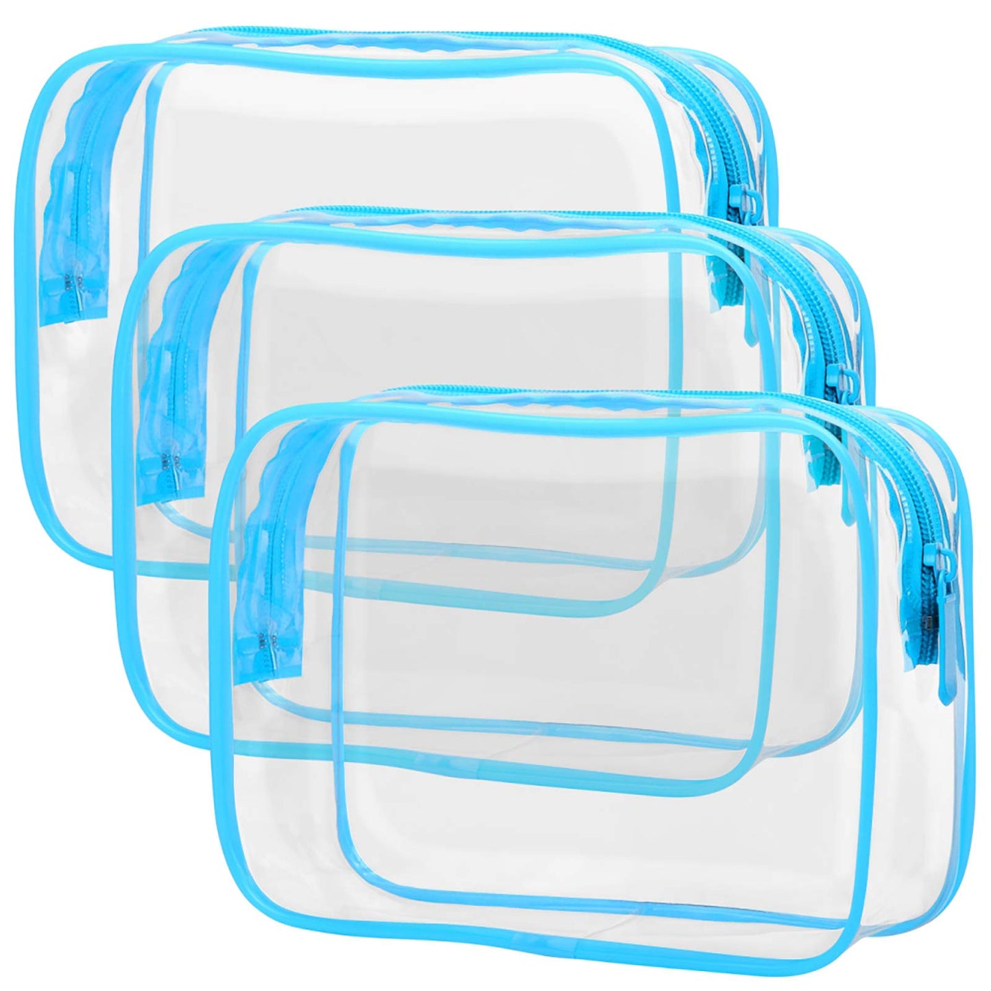 Transparent wash bag set for family