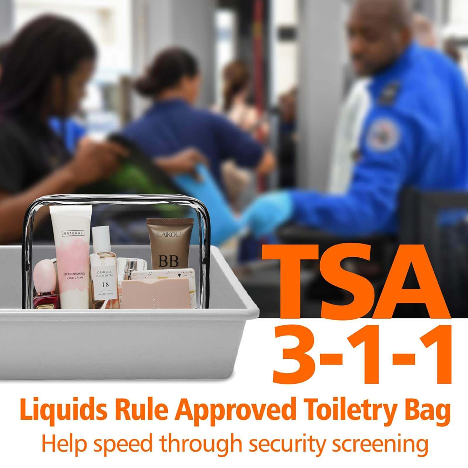 Best TSA approved clear toiletry bags