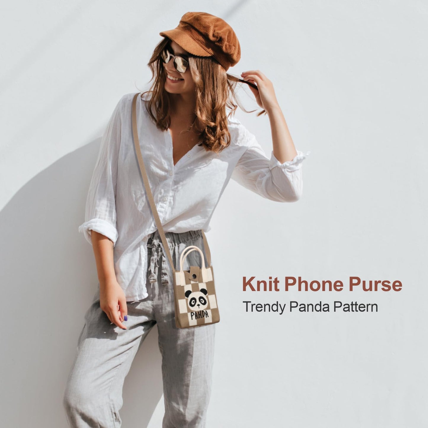 PACKISM Knitted Phone Purse – Versatile Small Crossbody & Tote Bags for Women