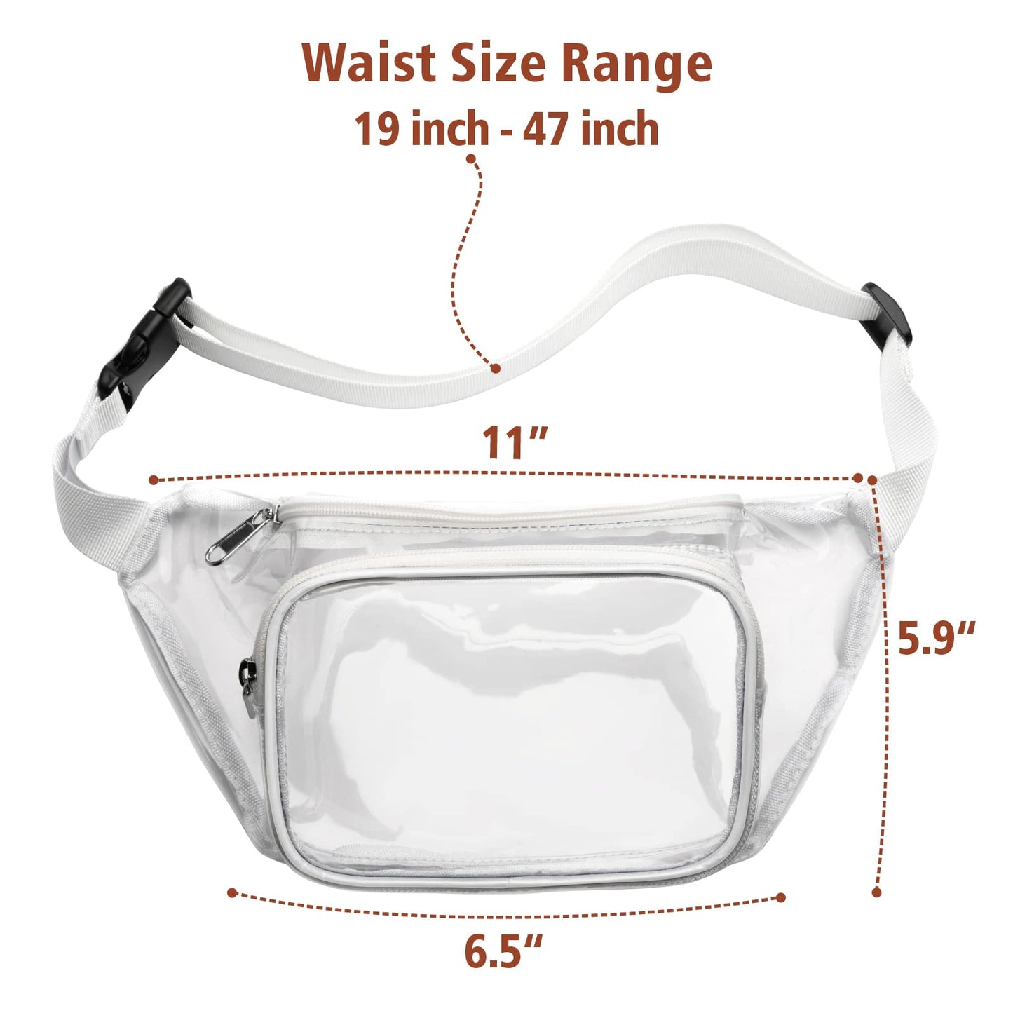 Clear belt Bag