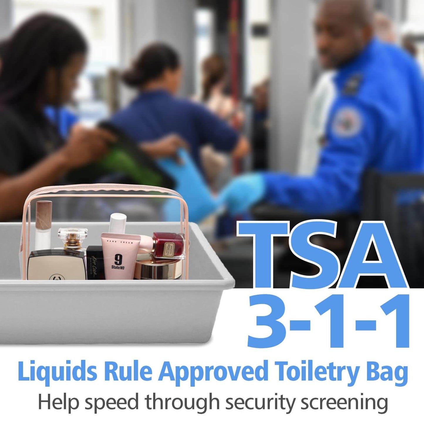 TSA Clear Toiletry Bag