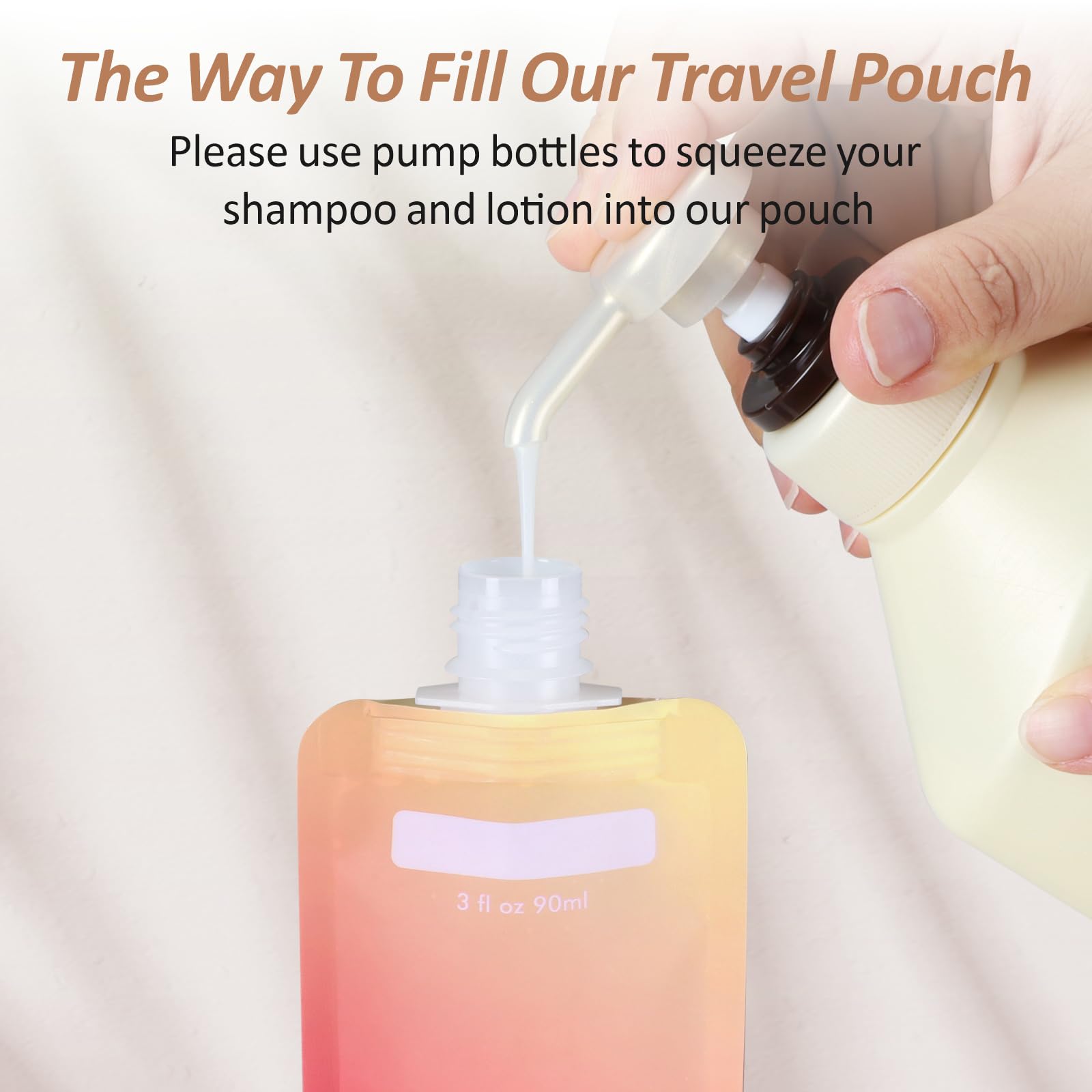 Travel Containers for Shampoo