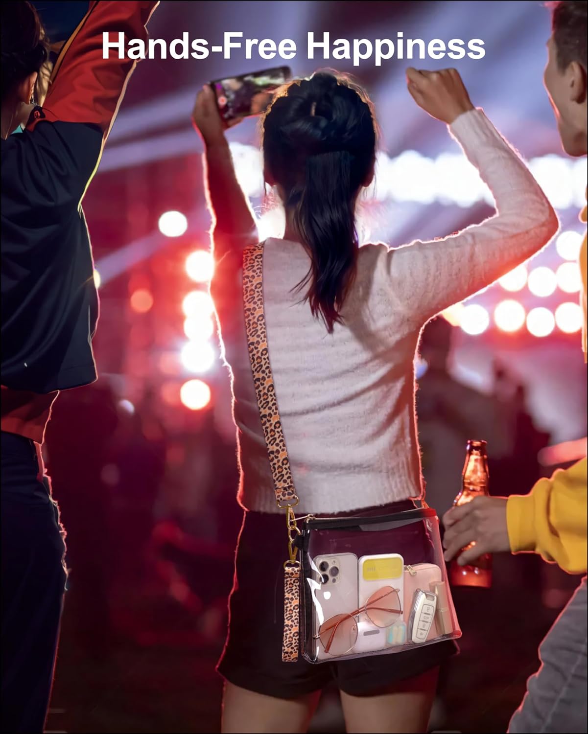 PACKISM Clear Bag Stadium Approved for Women