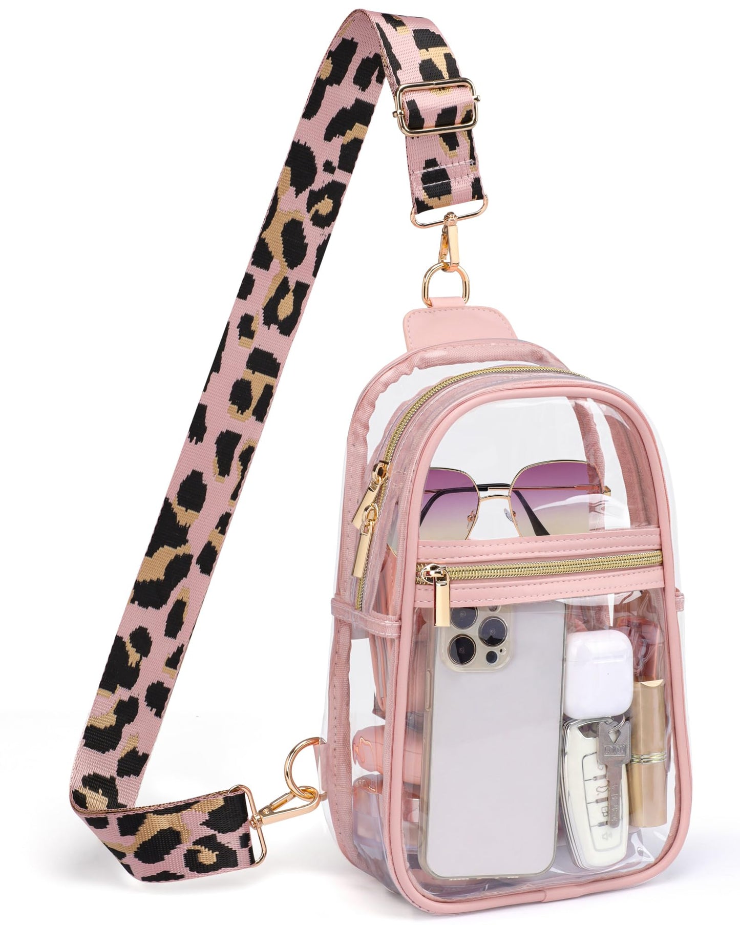 PACKISM Clear Crossbody Sling Bag, Stadium Approved