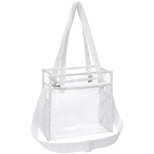 PACKISM Holographic Clear Tote Bag Stadium Approved for Women