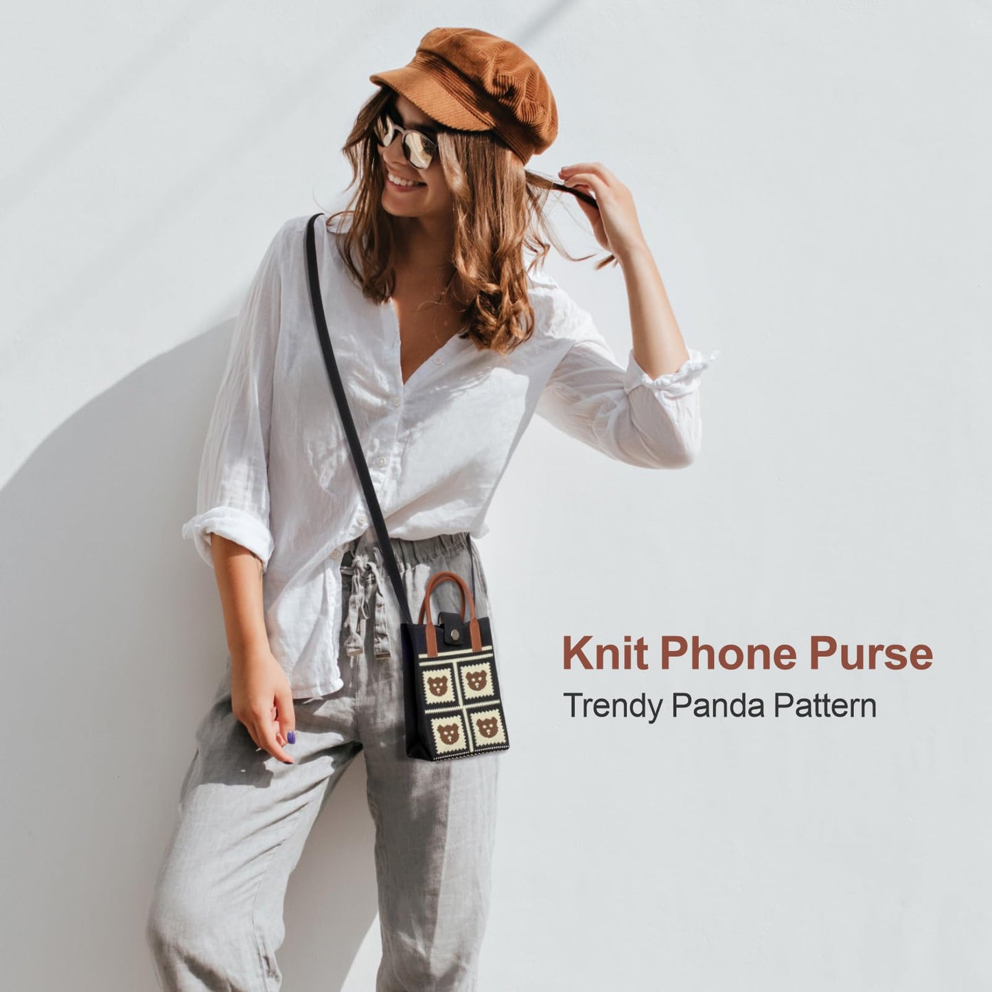 PACKISM Knitted Phone Purse – Versatile Small Crossbody & Tote Bags for Women