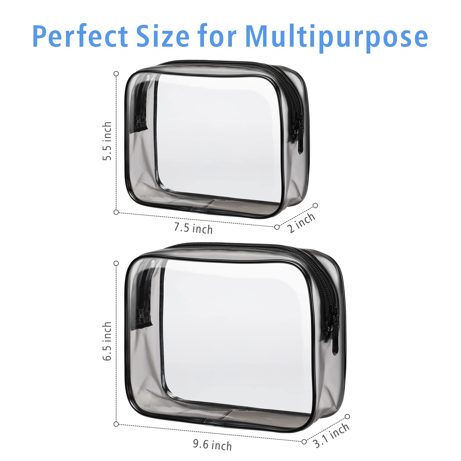 Clear Toiletry Bags