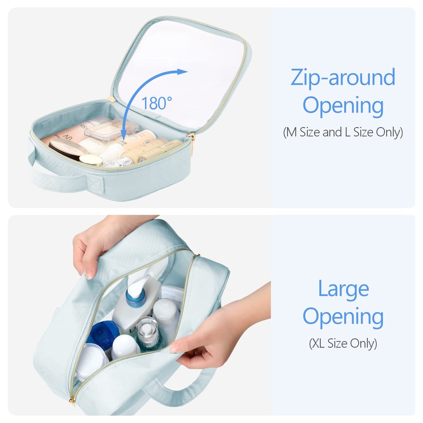 PACKISM Clear Toiletry Bags For Traveller 3 Packs