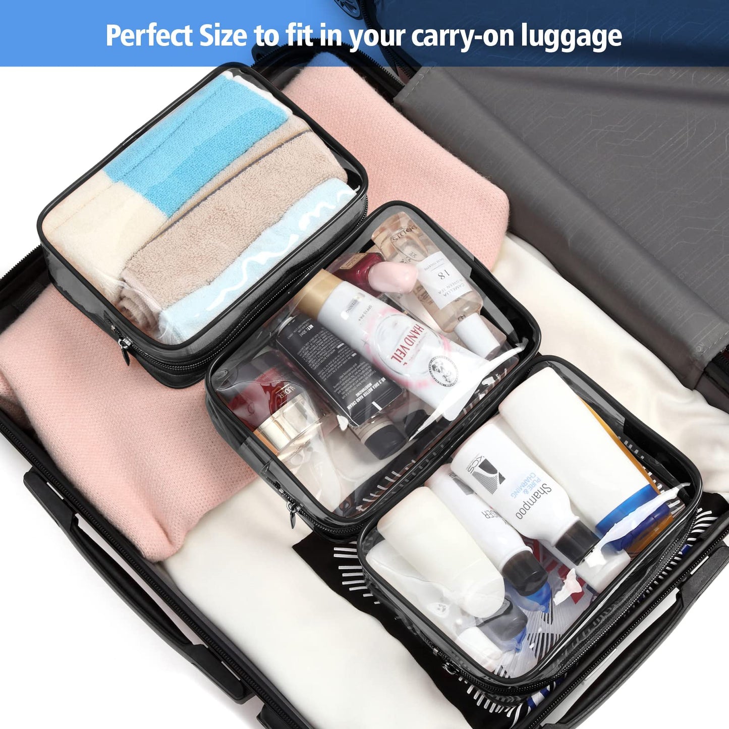 Clear Toiletry Bags