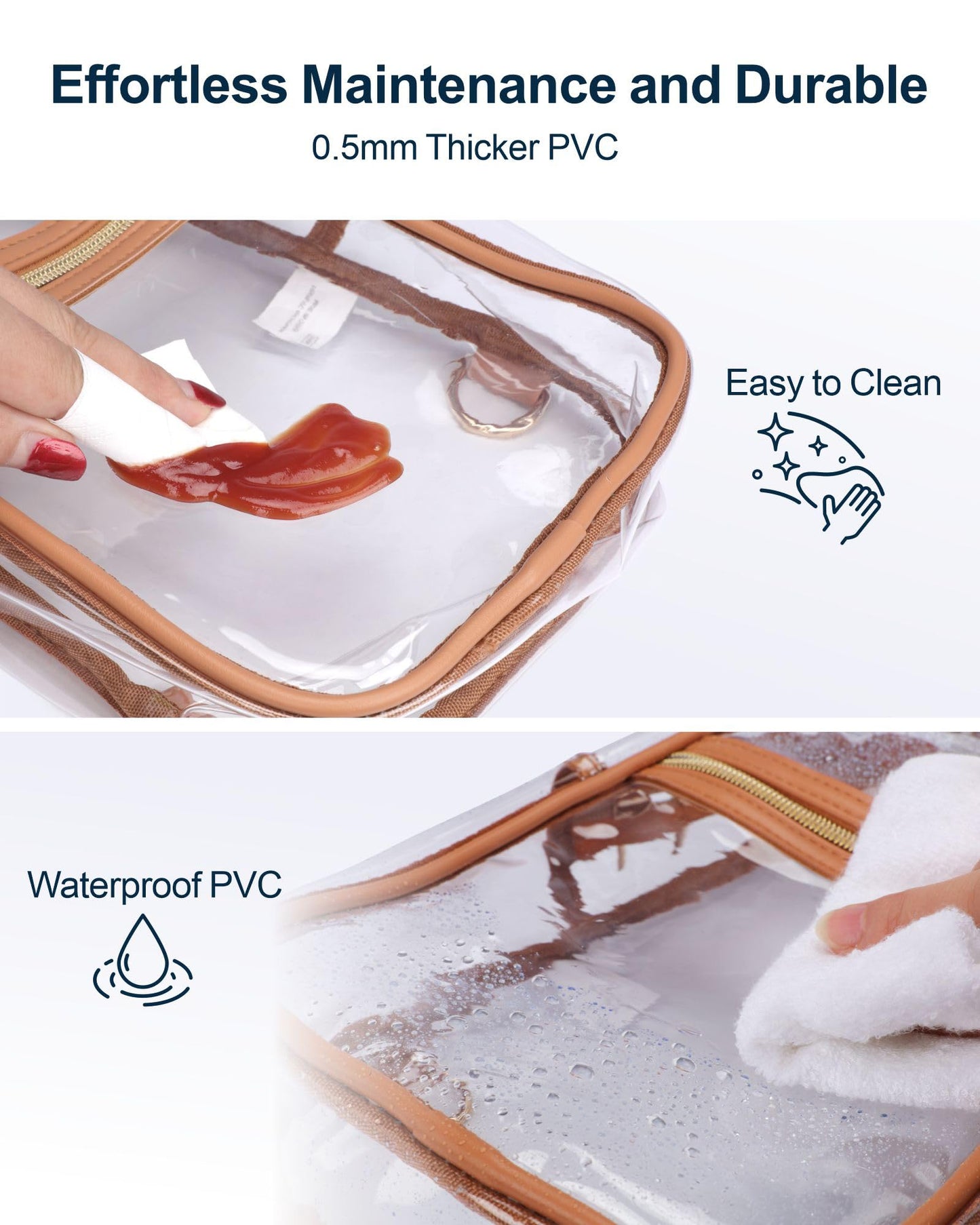 PACKISM Clear Crossbody Sling Bag, Stadium Approved