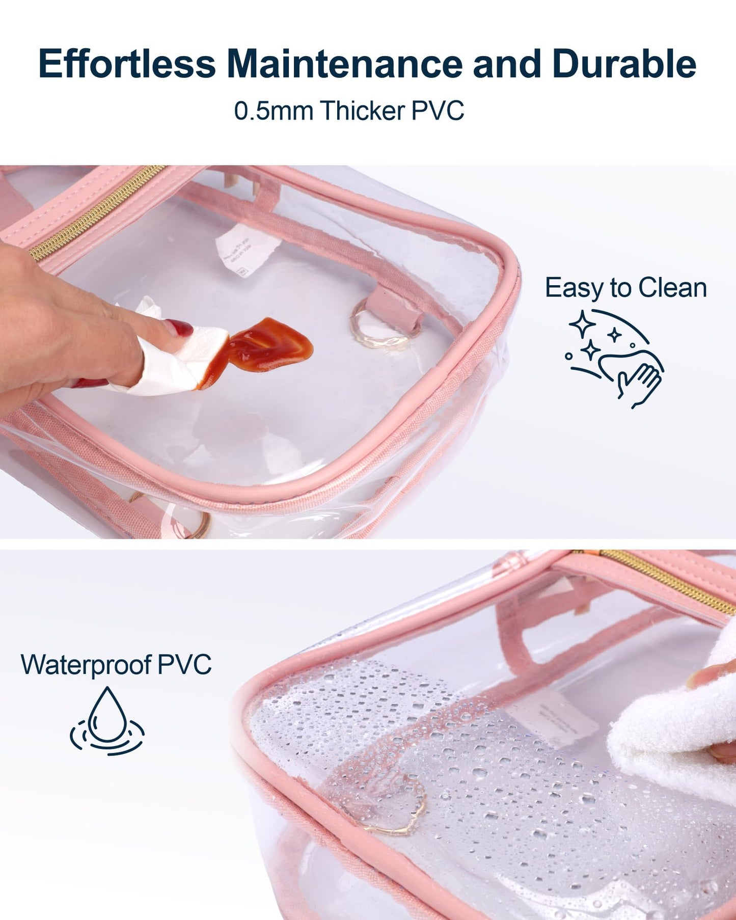 PACKISM Clear Crossbody Sling Bag, Stadium Approved