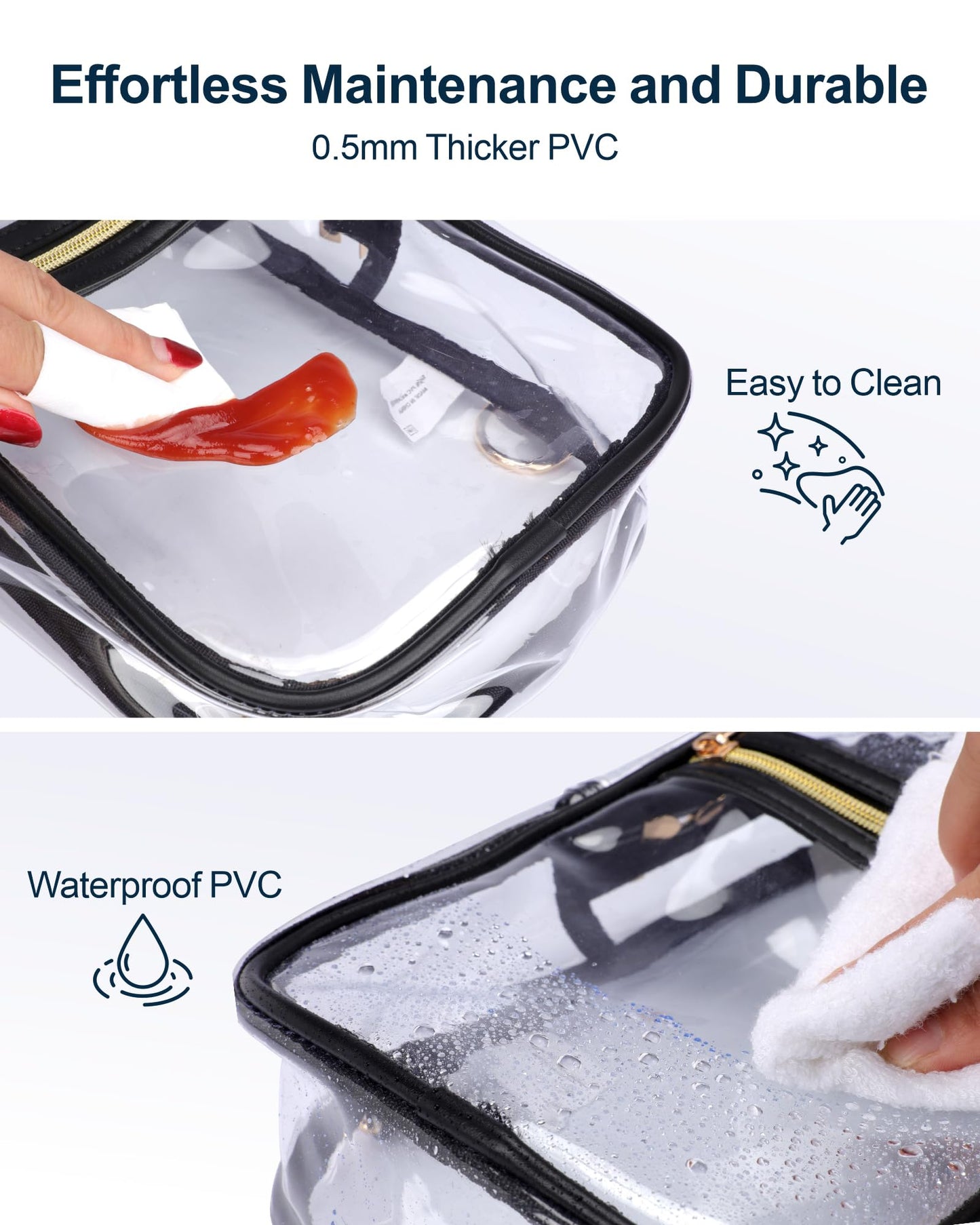 PACKISM Clear Crossbody Sling Bag, Stadium Approved