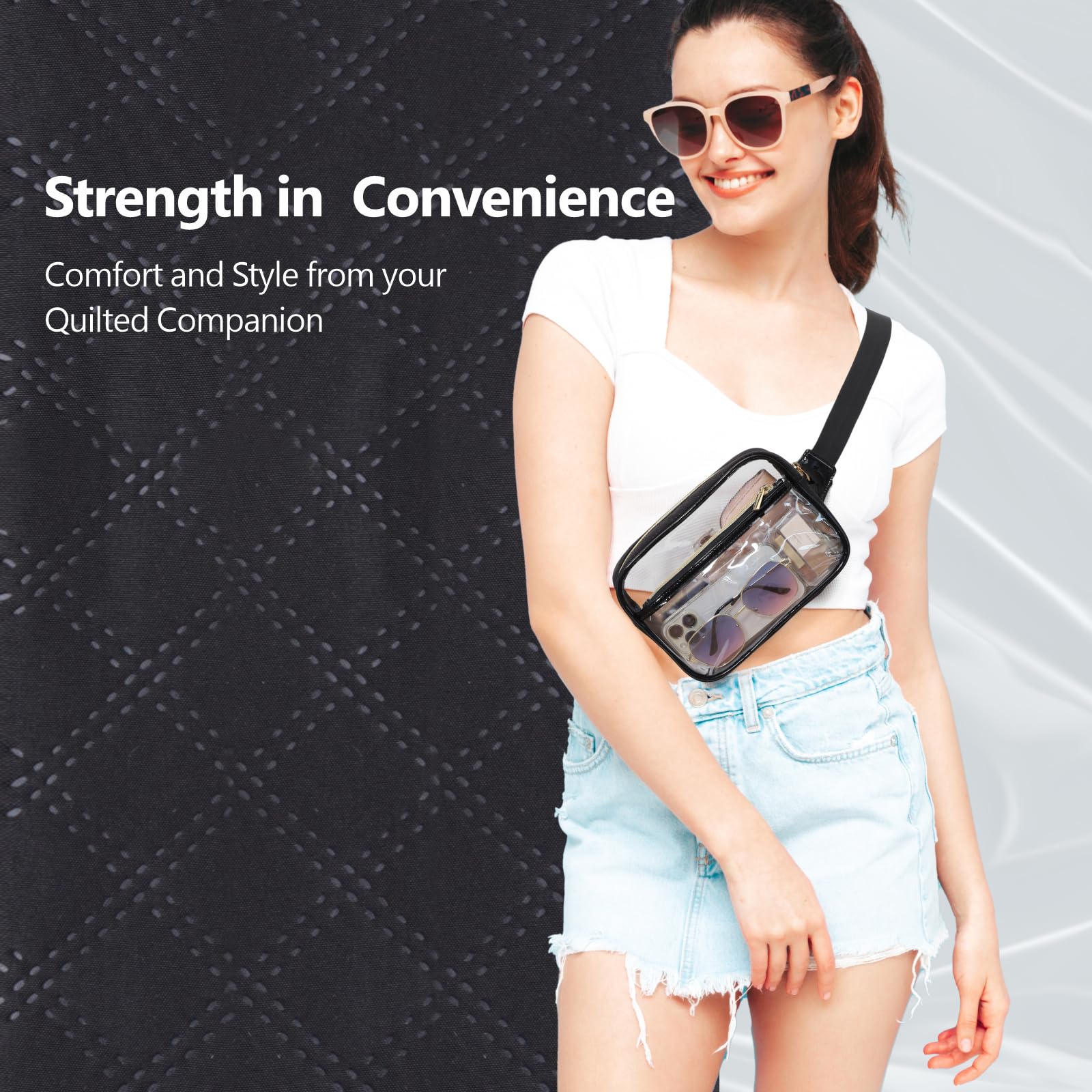 Clear Fanny Pack Stadium Approved